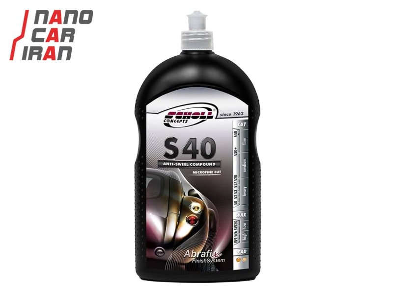 پولیش آنتی هالوگرام ۱ لیتری شوول S40 Scholl S40 Anti-Hologram Polish 1L